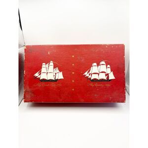Old Spice Box No 3317 Ship Recovery 1784 Grand Turk 1786 Sewing Notions EMPTY